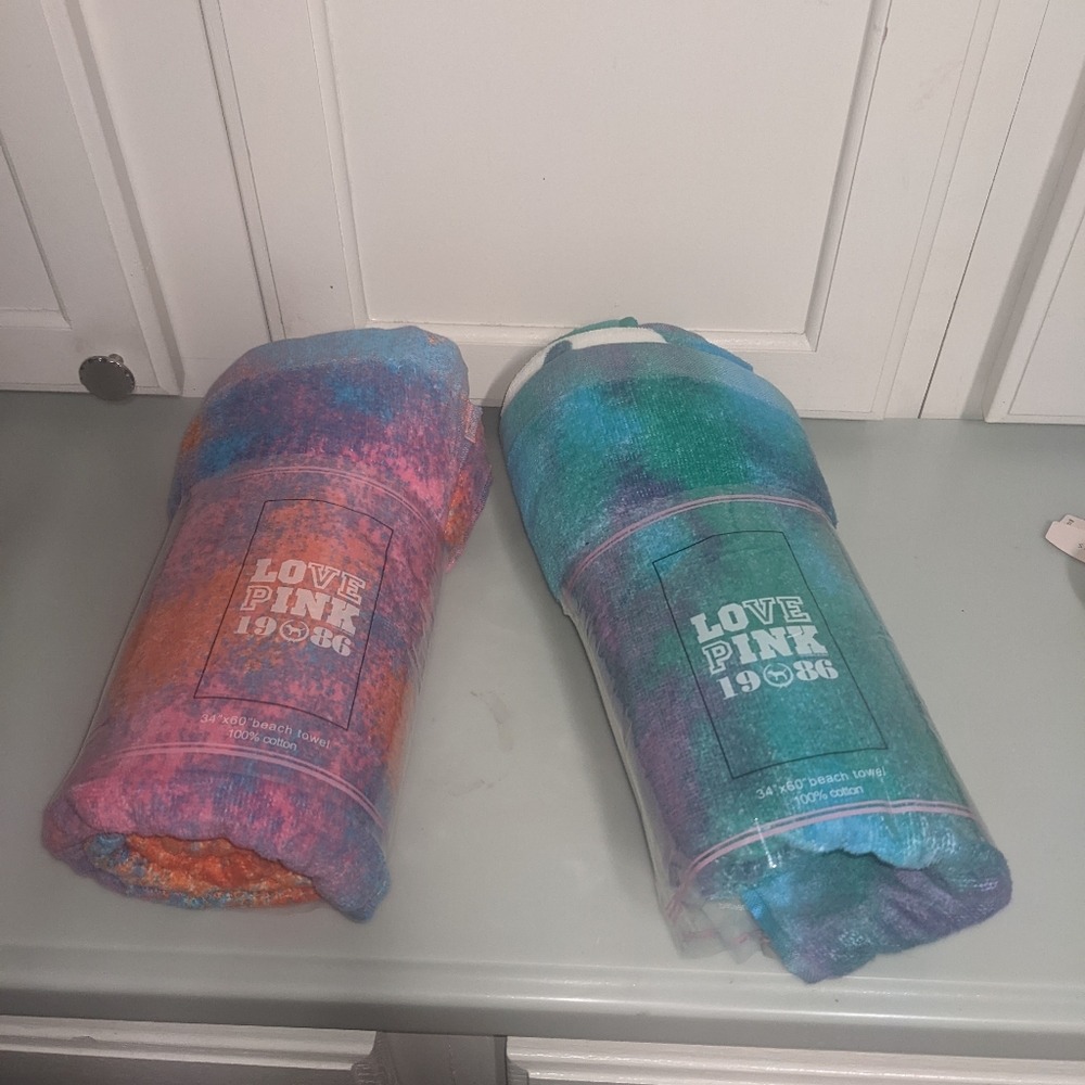 Victoria's secret PINK beach towel bundle